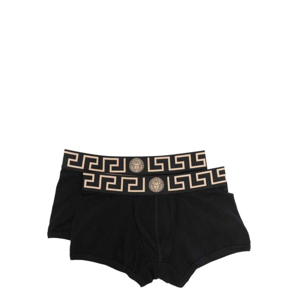 Versace Men Set Of 2 Medusa Jacquard Briefs